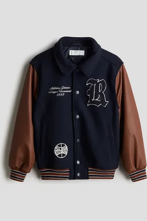 H&M H&M - Appliquéd baseball jacket