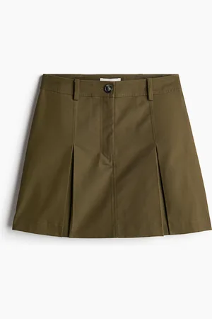 H&M H&M - Pleated twill skirt