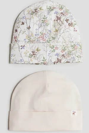 H&M H&M - 2-pack cotton jersey beanies