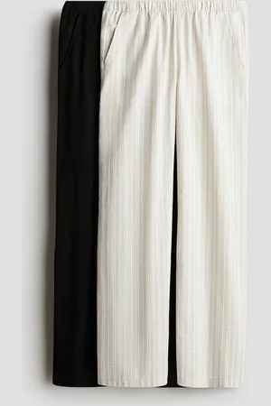 H&M H&M - 2-pack wide leg trousers