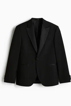 H&M H&M - Slim Fit Single-breasted tuxedo jacket