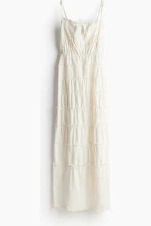 H&M H&M - Frill-trimmed bodycon dress