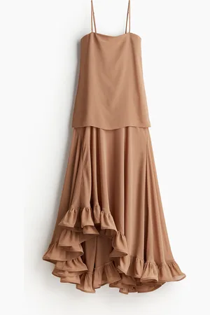 H&M H&M - Voluminous bandeau dress