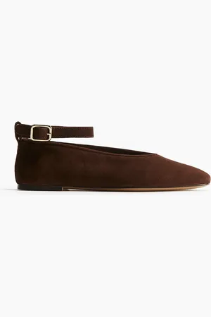 H&M Leather ballet pumps