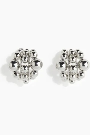 H&M H&M - Beaded hoop earrings