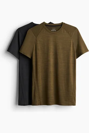 H&M H&M - 2-pack Muscle Fit sports tops with DryMove™