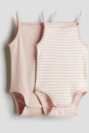 H&M H&M - 2-pack sleeveless cotton bodysuits