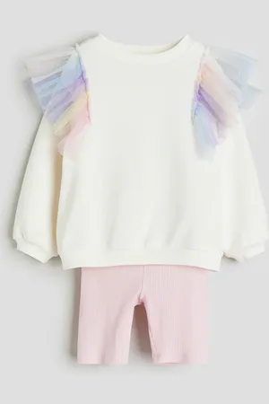 H&M H&M - 2-piece sweatshirt and cycling shorts set