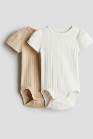 H&M H&M - 2-pack pointelle bodysuits