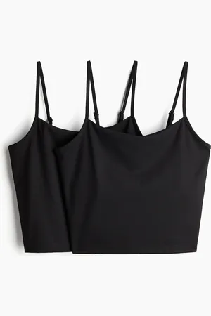 H&M H&M - 2-pack integral-bra sports tops