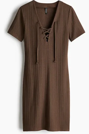H&M H&M - Lacing-detail bodycon dress