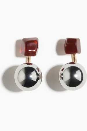 H&M H&M - Sphere-detail front and back earrings