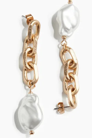 H&M H&M - Bead-detail pendant earrings