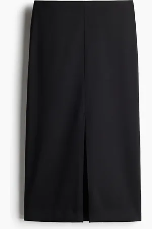 H&M Satin midi skirt