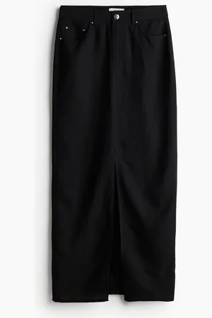 H&M H&M - Long linen-blend skirt