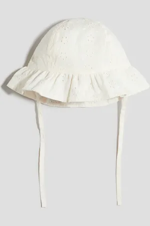H&M H&M - Broderie anglaise cotton sun hat