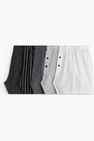 H&M H&M - 5-pack woven cotton boxer shorts