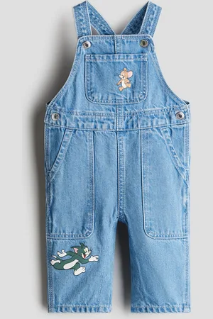 H&M H&M - Printed denim dungarees