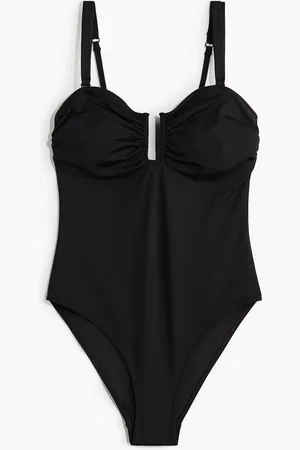 H&M Padded-cup bandeau swimsuit