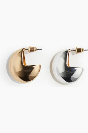 H&M H&M - Two-toned dome earrings