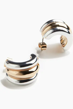 H&M H&M - Two-toned hoop earrings