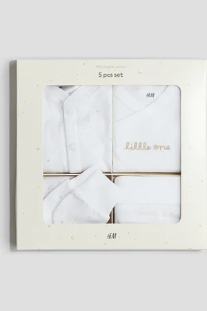 H&M H&M - 5-piece cotton jersey gift set