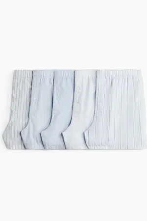 H&M H&M - 5-pack woven cotton boxer shorts