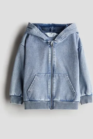 H&M Zip-through twill hoodie