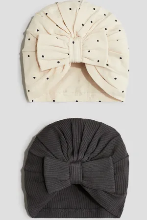 H&M H&M - 2-pack knot-detail hats