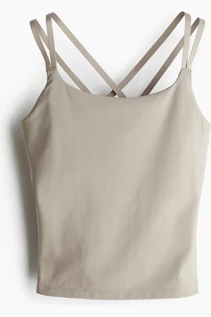 H&M H&M - Integral-bra sports strappy top with DryMove™