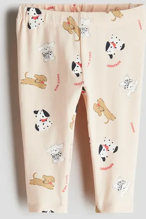 H&M H&M - Printed cotton leggings