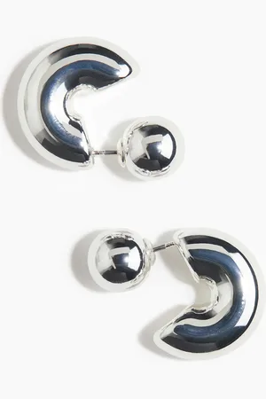 H&M H&M - Ball-back hoop earrings