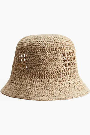 H&M H&M - Straw bucket hat
