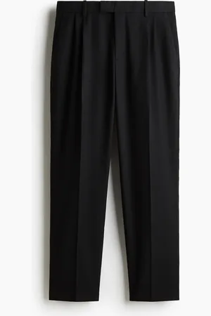 H&M H&M - Regular Fit Tailored linen-blend trousers