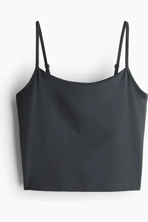H&M H&M - Cropped sports vest top in DryMove™