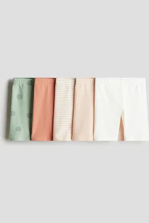 H&M 5-pack cotton cycling shorts