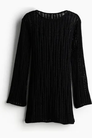 H&M H&M - Ladder-stitch-look knitted mini dress