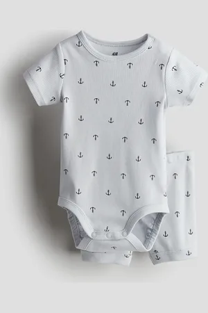 H&M H&M - 2-piece ribbed cotton set