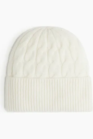 H&M H&M - Cashmere-blend cable-knit beanie