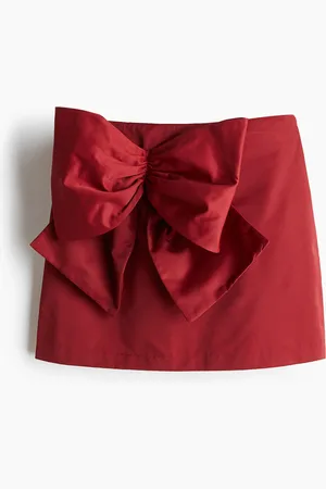 H&M H&M - Bow-front mini skirt