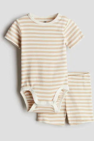 H&M H&M - 2-piece ribbed cotton set