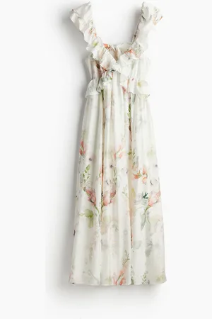 H&M H&M - Frill-trimmed midi dress