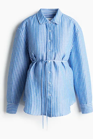 H&M H&M - MAMA Before & After Linen-blend shirt
