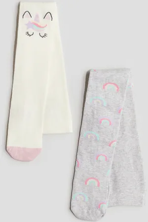 H&M H&M - 2-pack fine-knit tights