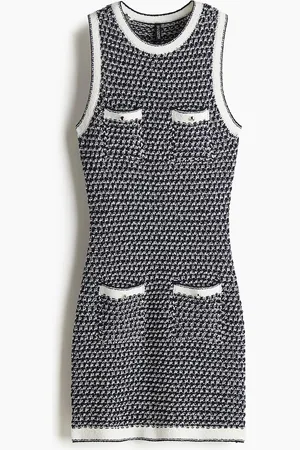 H&M H&M - Pocket-detail textured-knit dress