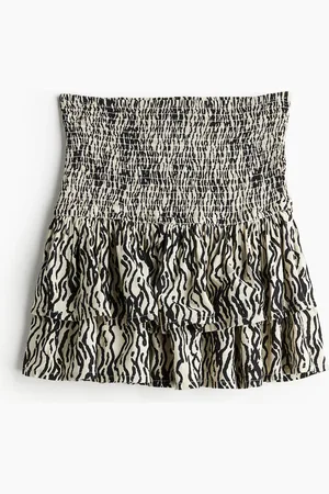 H&M H&M - Smock-waisted tiered skirt