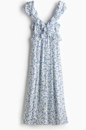 H&M H&M - Frill-trimmed midi dress