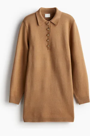 H&M H&M - Fine-knit collared dress