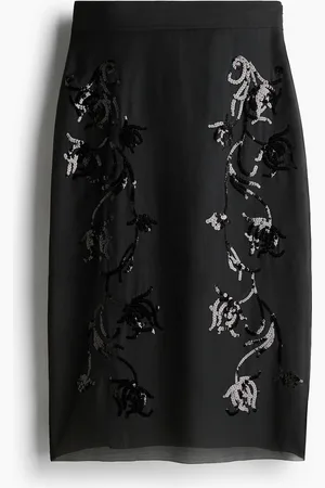 H&M H&M - Sequined organza skirt