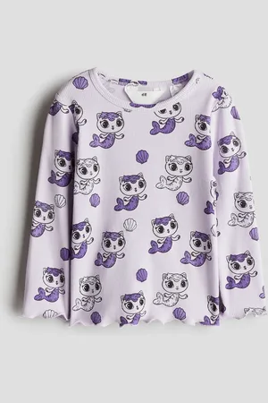 H&M H&M - Long-sleeved printed top